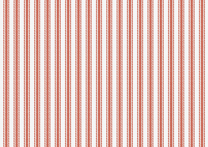 Lace Stripes, Toast Orange - Roman Blind - Image 7